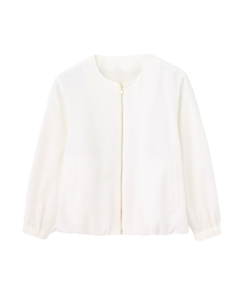 ANAYI(アナイ)の「トリアセポリエステルブルゾン(その他アウター・レディース・ホワイト/ブラック・38/36/34)」の15枚目の写真