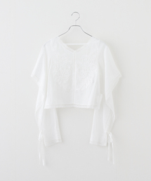 fumietanaka フミエタナカ プルオーバー 刺繍 ブラウス FUMIE TANAKA（フミエタナカ）の「【FUMIE=TANAKA】through over