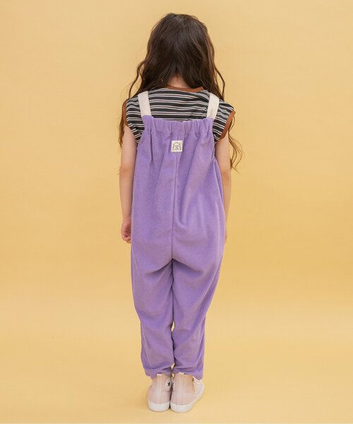 BREEZE（ブリーズ）の「【WEB限定/ジュニア対応】ボーダータンクトップTシャツ（Tシャツ/カットソー・キッズ・パープル/オレンジ/ライム/ピンク/ブラック・90/150/140/130/120/110/100）」の7枚目の写真