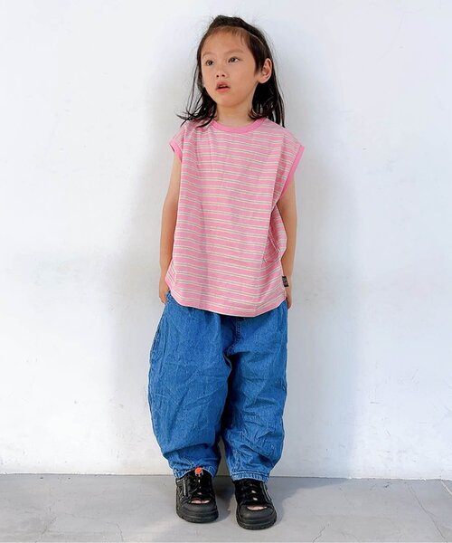 セール】【WEB限定/ジュニア対応】ボーダータンクトップTシャツ