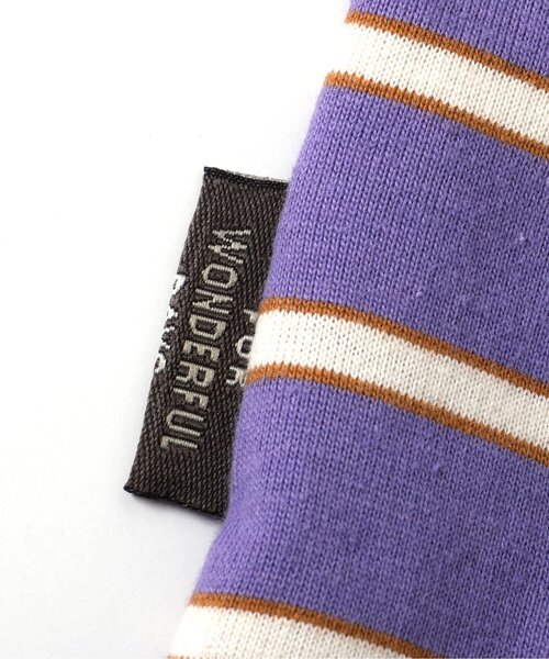 BREEZE（ブリーズ）の「【WEB限定/ジュニア対応】ボーダータンクトップTシャツ（Tシャツ/カットソー・キッズ・パープル/オレンジ/ライム/ピンク/ブラック・90/150/140/130/120/110/100）」の18枚目の写真