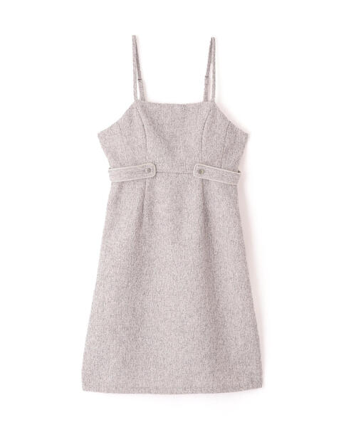 FREE'S MART(フリーズマート)の「ツイードライクキャミミニワンピース(ワンピース・レディース・ブラック/ホワイト系その他・SMALL/MEDIUM)」の10枚目の写真