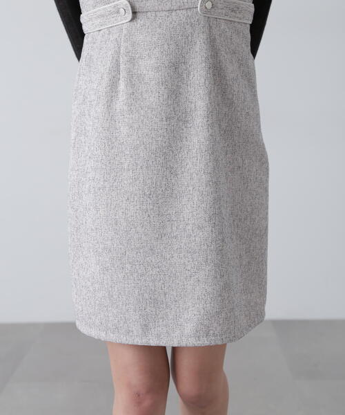 FREE'S MART(フリーズマート)の「ツイードライクキャミミニワンピース(ワンピース・レディース・ブラック/ホワイト系その他・SMALL/MEDIUM)」の21枚目の写真