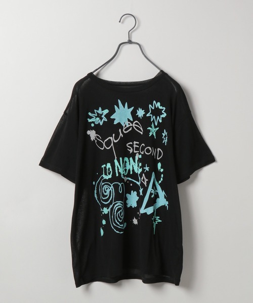 JEANASIS（ジーナシス）の「【25quee】イラストシアーTシャツ/455522（Tシャツ/カットソー・レディース・ブラック系その他/ブラック/ホワイト系その他/ホワイト・FREE）」の17枚目の写真