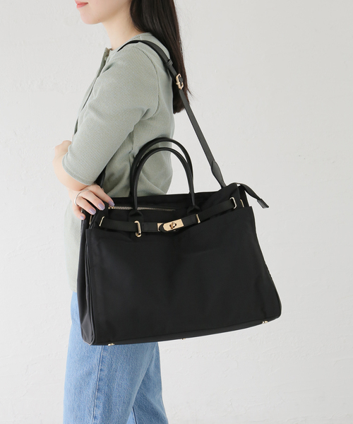 story.（ストーリー）の「Story./ストーリー BELT TOTE（トートバッグ・レディース・ブラック・FREE）」の16枚目の写真