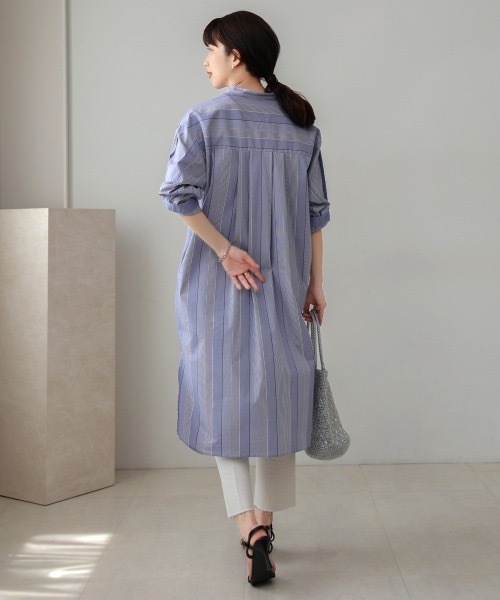 Bou Jeloud（ブージュルード）の「スタンドオープンシャツワンピース（シャツワンピース・レディース・ブラック/A・MEDIUM）」の10枚目の写真