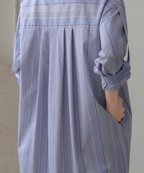 Bou Jeloud（ブージュルード）の「スタンドオープンシャツワンピース（シャツワンピース・レディース・ブラック/A・MEDIUM）」の15枚目の写真