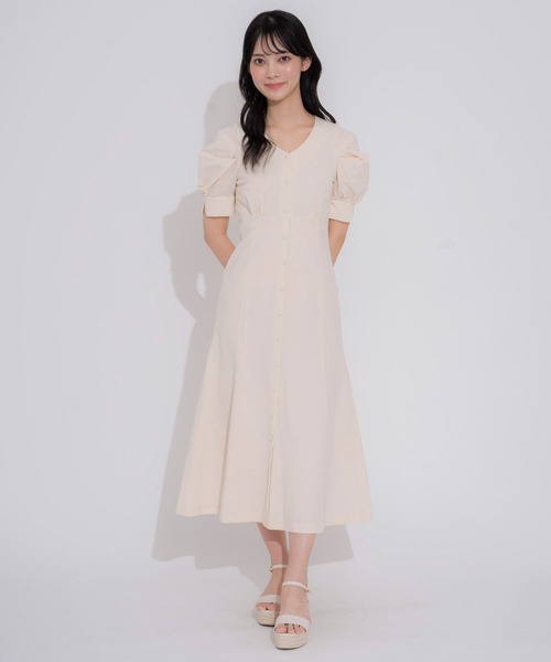 NOELA（ノエラ）の「サッカータックスリーブワンピ（ワンピース・レディース・ライトグリーン/イエロー/サックスブルー・S/M）」の5枚目の写真