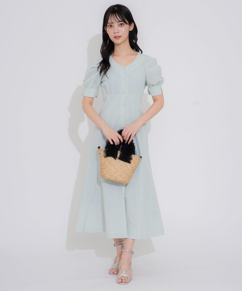 NOELA（ノエラ）の「サッカータックスリーブワンピ（ワンピース・レディース・ライトグリーン/イエロー/サックスブルー・S/M）」の13枚目の写真