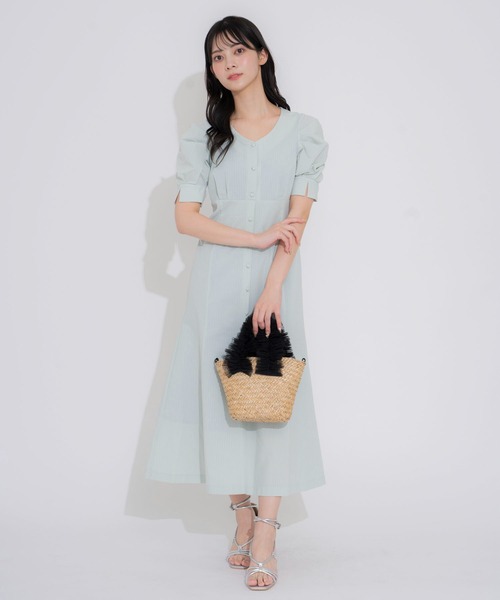 NOELA（ノエラ）の「サッカータックスリーブワンピ（ワンピース・レディース・ライトグリーン/イエロー/サックスブルー・S/M）」の14枚目の写真