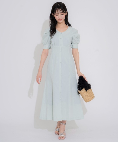 NOELA（ノエラ）の「サッカータックスリーブワンピ（ワンピース・レディース・ライトグリーン/イエロー/サックスブルー・S/M）」の16枚目の写真