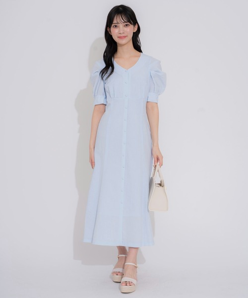 NOELA（ノエラ）の「サッカータックスリーブワンピ（ワンピース・レディース・ライトグリーン/イエロー/サックスブルー・S/M）」の22枚目の写真