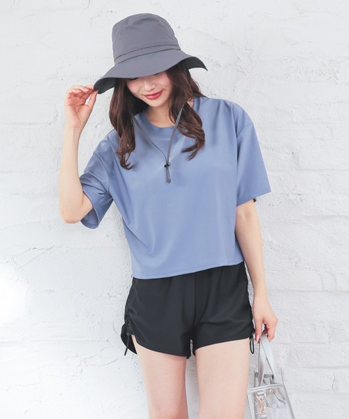 Honeys(ハニーズ)の「水着/4点セット(水着・レディース・ブルー/ブラウン・L/M/S)」の5枚目の写真