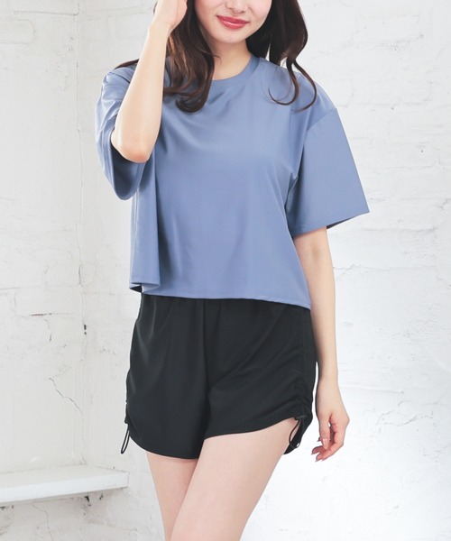 Honeys(ハニーズ)の「水着/4点セット(水着・レディース・ブルー/ブラウン・L/M/S)」の6枚目の写真