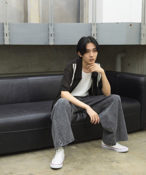 GLOBAL WORK（グローバルワーク）の「ストライプニットセット/AND YUA ANY/147461（ニット/セーター・キッズ・ライトグレー/ブラック・FREE）」の13枚目の写真