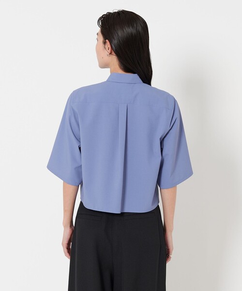 ＜MARW UNITED ARROWS＞5分袖 ショート シャツ　ホワイト MARW UNITED ARROWS ブラウス シャツ 「MARW ARROWS」5分袖