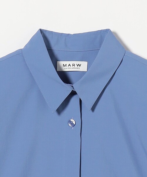 最終値下げ【新品】MARW UNITEDARROWS 5分袖ショートシャツ MARW UNITED ARROWS＞5分袖 ショート シャツ（シャツ/ブラウス