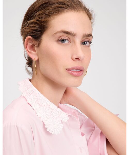 kate spade デイジーレースカラーボタンアップシャツ kate spade new york（ケイトスペード ニューヨーク）の