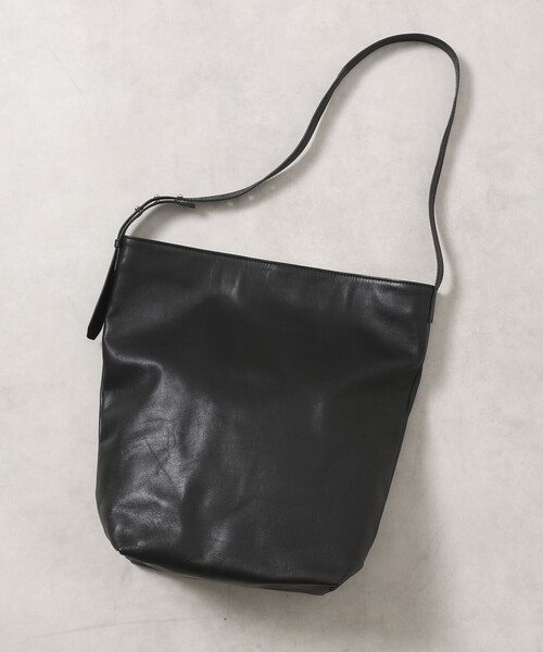 Firsthand（ファーストハンド）の「Firsthand/ファーストハンド レザーワンハンドルトートバッグ / 2WAYショルダーバッグ / 牛革 / 撥水レザー（トートバッグ・レディース・ブラウン/ブラック・ONE SIZE）」の18枚目の写真