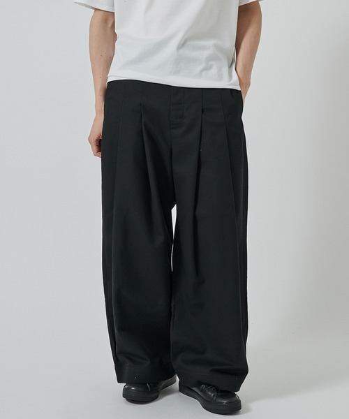 STUDIOUS(ステュディオス)の「BAGGY WITH DICKIES(Tシャツ/カットソー・メンズ・カーキ/ブラック/ダークグリーン・M/S)」の2枚目の写真