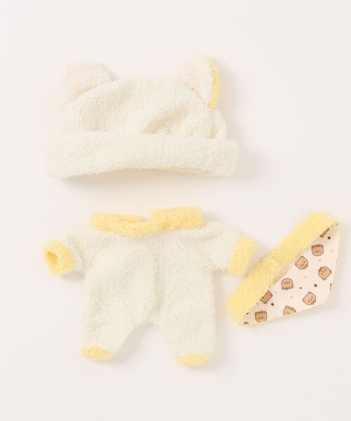 aimoha(アイモハ)の「ぬいぐるみのお洋服セット(その他雑貨・レディース・ホワイト・FREE)」の2枚目の写真