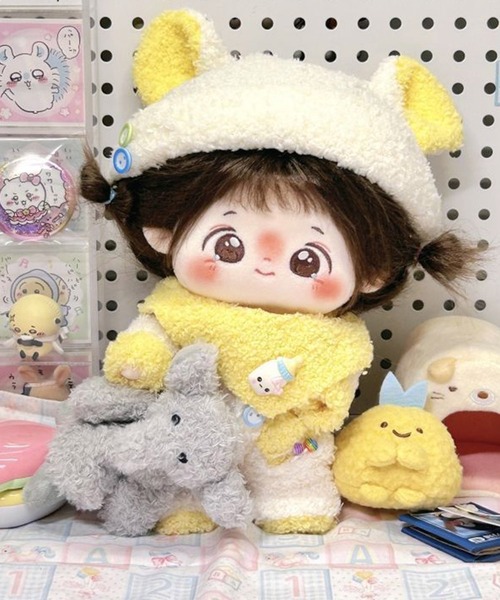 aimoha(アイモハ)の「ぬいぐるみのお洋服セット(その他雑貨・レディース・ホワイト・FREE)」の4枚目の写真