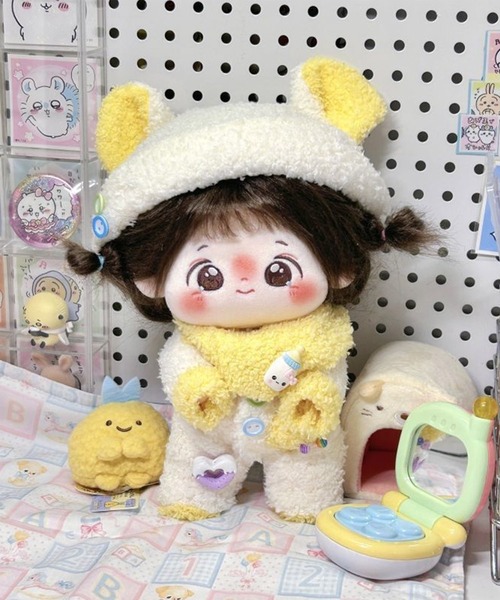 aimoha(アイモハ)の「ぬいぐるみのお洋服セット(その他雑貨・レディース・ホワイト・FREE)」の5枚目の写真