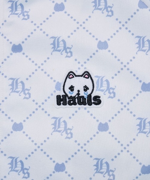 Hauls(ハウルズ)の「にゃめんにゃ!モノグラムネ申おジャージ(ジャージ・レディース・ブラック/ホワイト・F/X-LARGE)」の5枚目の写真