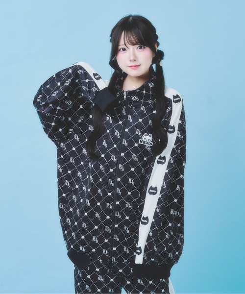 Hauls(ハウルズ)の「にゃめんにゃ!モノグラムネ申おジャージ(ジャージ・レディース・ブラック/ホワイト・F/X-LARGE)」の20枚目の写真