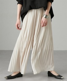 Soiunique | ヴィンテージサテン消しプリーツワイドパンツ［Soiunique］(その他パンツ)