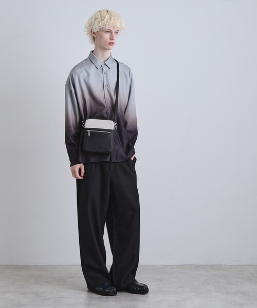 バイカラースクエアショルダーバッグ（ショルダーバッグ）｜tk.TAKEO