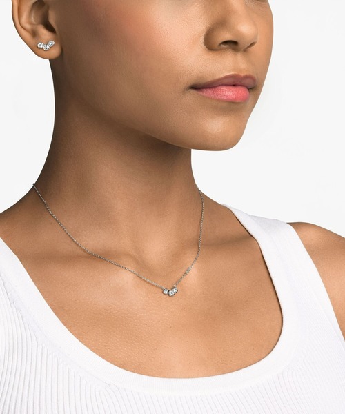 MICHAEL KORS（マイケルコース）の「マイケル・コース アクセサリー レディース セット シルバー MKC1767SET（ネックレス・レディース・シルバー・FREE）」の2枚目の写真