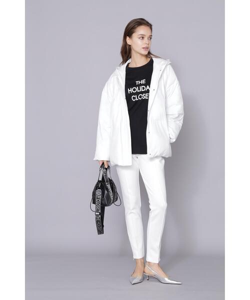 PINKY&DIANNE（ピンキーアンドダイアン）の「[THE HOLIDAY CLOSET] ロゴロンT（Tシャツ/カットソー・レディース・ホワイト/グレー・38）」の11枚目の写真