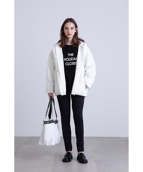 PINKY&DIANNE（ピンキーアンドダイアン）の「[THE HOLIDAY CLOSET] ロゴロンT（Tシャツ/カットソー・レディース・ホワイト/グレー・38）」の12枚目の写真