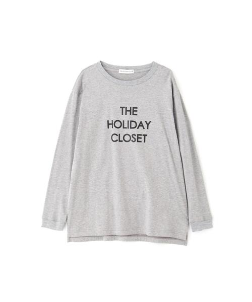 PINKY&DIANNE（ピンキーアンドダイアン）の「[THE HOLIDAY CLOSET] ロゴロンT（Tシャツ/カットソー・レディース・ホワイト/グレー・38）」の14枚目の写真