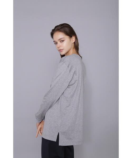 PINKY&DIANNE（ピンキーアンドダイアン）の「[THE HOLIDAY CLOSET] ロゴロンT（Tシャツ/カットソー・レディース・ホワイト/グレー・38）」の21枚目の写真