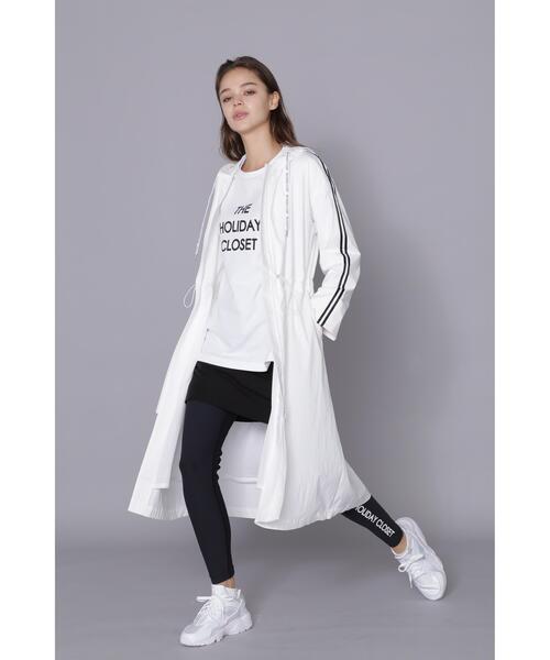 PINKY&DIANNE（ピンキーアンドダイアン）の「[THE HOLIDAY CLOSET] ロゴロンT（Tシャツ/カットソー・レディース・ホワイト/グレー・38）」の4枚目の写真