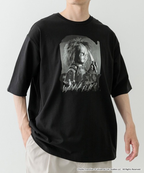 ITEMS URBANRESEARCH（アイテムズ アーバンリサーチ）の「『別注』ホラーMOVIEプリントTシャツ（Tシャツ/カットソー・メンズ・その他1/その他2/その他3/その他5/その他6/その他4・MEDIUM/LARGE）」の11枚目の写真