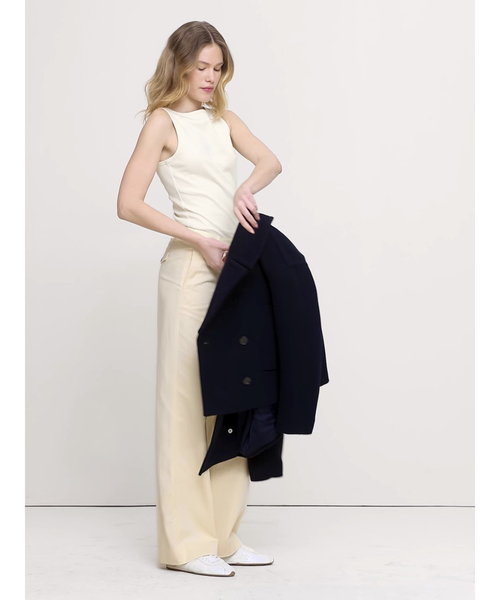 Banana Republic(バナナリパブリック)の「ミッドライズ ワイドレッグ パンツ(その他パンツ・レディース・ブラック/ブラウン/グレー/オリーブ/アイボリー・M/S/XS/L)」の17枚目の写真