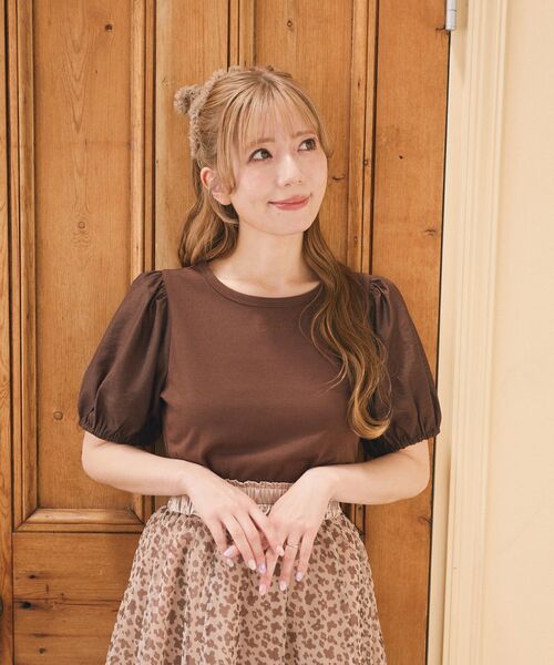 【美品】アトリエgg ateliergg パフスリーブTシャツ 25号 美品】アトリエgg ateliergg パフスリーブTシャツ 25号 - メルカリ