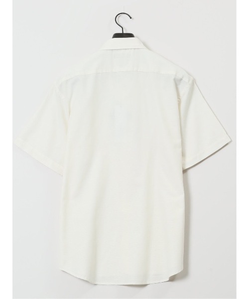 m.f.editorial（エムエフエディトリアル）の「【吸水速乾】m.f.エディトリアル メンズ パナマ ボタンダウン半袖シャツ（シャツ/ブラウス・メンズ・ネイビー/ホワイト/ライトグレー・LARGE/X-LARGE/MEDIUM）」の20枚目の写真