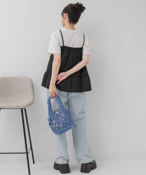 RETRO GIRL(レトロガール)の「2wayミニSK(スカート・レディース・オフホワイト/ブラック・FREE)」の18枚目の写真
