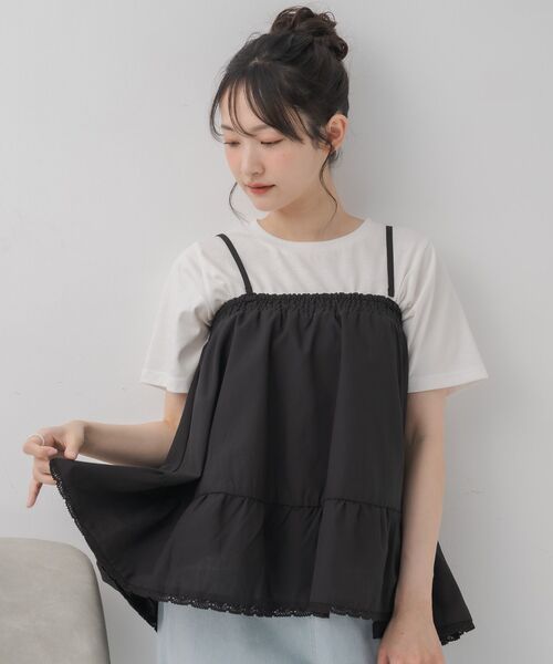 RETRO GIRL(レトロガール)の「2wayミニSK(スカート・レディース・オフホワイト/ブラック・FREE)」の19枚目の写真