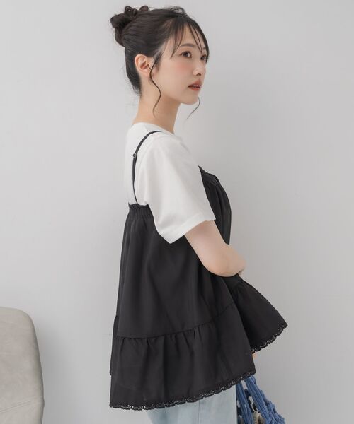 RETRO GIRL(レトロガール)の「2wayミニSK(スカート・レディース・オフホワイト/ブラック・FREE)」の20枚目の写真