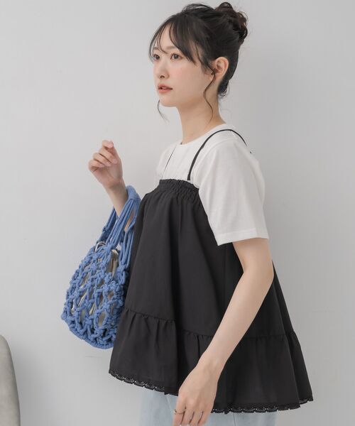 RETRO GIRL(レトロガール)の「2wayミニSK(スカート・レディース・オフホワイト/ブラック・FREE)」の21枚目の写真