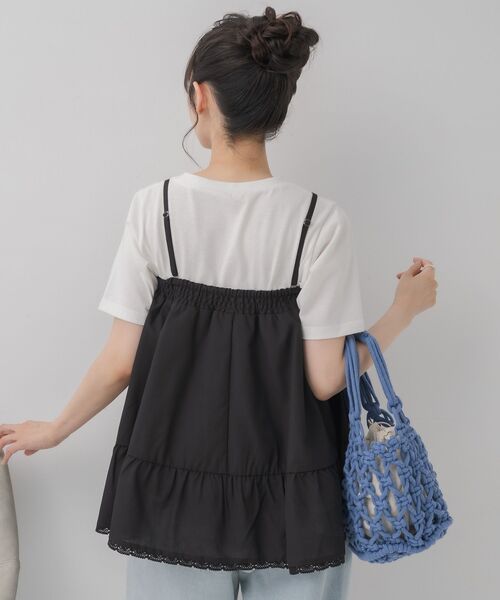 RETRO GIRL(レトロガール)の「2wayミニSK(スカート・レディース・オフホワイト/ブラック・FREE)」の22枚目の写真