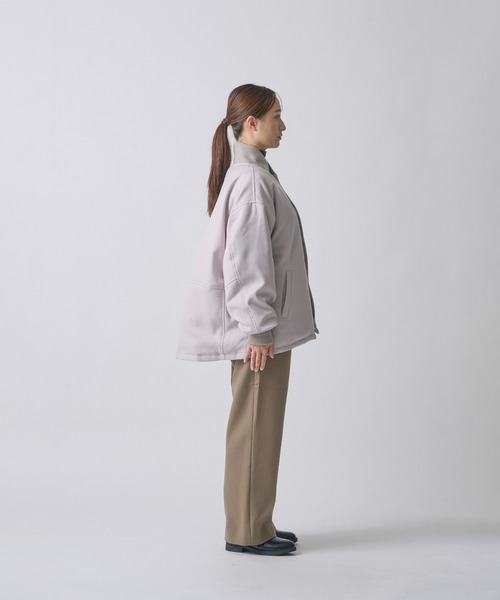 miffew(ミフュー)の「「miffew/ ミフュー」VARSITY DOWN JACKET(ダウンジャケット/コート・レディース・ブラウン/グレイッシュベージュ/ブラック・3/2/1/4)」の11枚目の写真