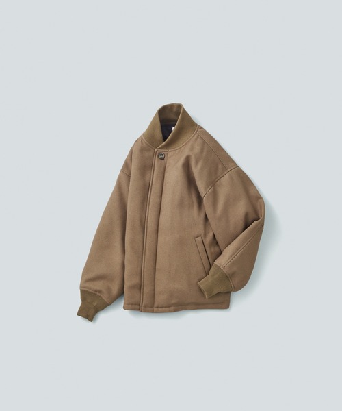 miffew(ミフュー)の「「miffew/ ミフュー」VARSITY DOWN JACKET(ダウンジャケット/コート・レディース・ブラウン/グレイッシュベージュ/ブラック・3/2/1/4)」の13枚目の写真
