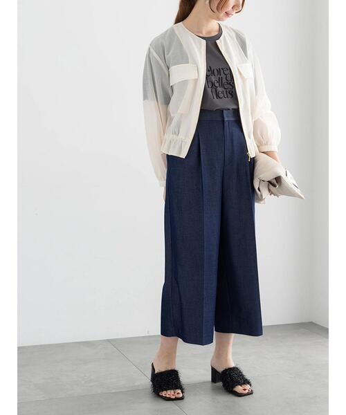 Te chichi（テチチ）の「デザインロゴプリントTシャツ《2025summer catalog item》（Tシャツ/カットソー・レディース・ブラック/チャコールグレー/シルバー・F）」の12枚目の写真