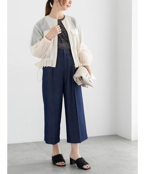 Te chichi（テチチ）の「デザインロゴプリントTシャツ《2025summer catalog item》（Tシャツ/カットソー・レディース・ブラック/チャコールグレー/シルバー・F）」の13枚目の写真